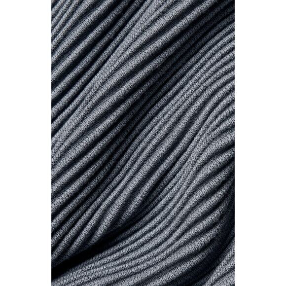 Alo Yoga Denim Knit High-Waist Flare Pant Size Small Steel Grey/Anthracite - Picture 6 of 7